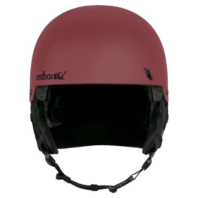 Front view of the Sanbox Icon Snow Mips Helmet in Marrocco colourway, unisex's model