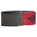 Front view the Billabong Immortal Core Belt in Core Red