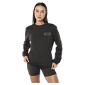 Main view of the PE NATION Glide Longsleeve Top Caviar Tops,  26/27 Womens's model