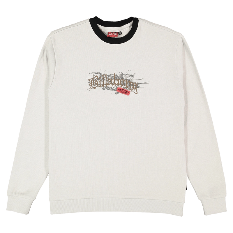 Front view of the Billabong Immortal Core Crew Jumper in Fog