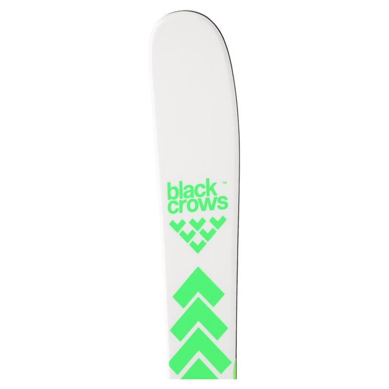 Tip view of the Black Crows JUNIUS Skis,  26/27 unisex's model