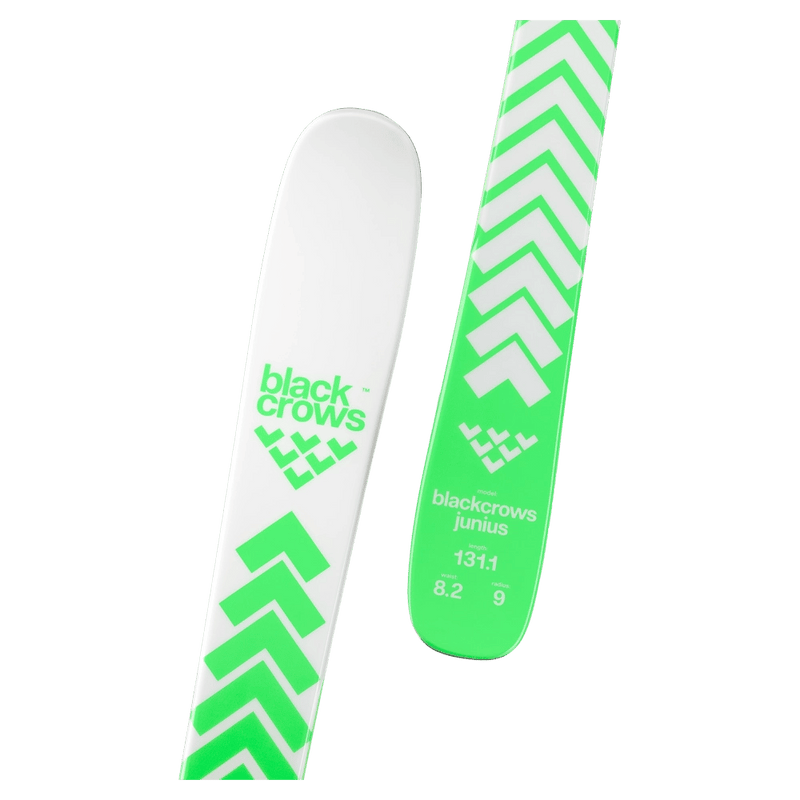 Close view of the Black Crows JUNIUS Skis,  26/27 unisex's model