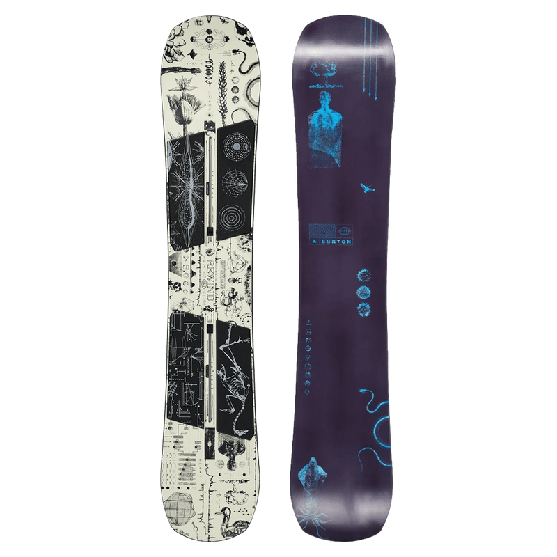 Main view of the Burton Rewind Zine Snowboard,  26/27 unisex's model