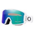 Main view of the Oakley Line Miner XL Goggles in Matte White, Prizm Argon lens, unisex model