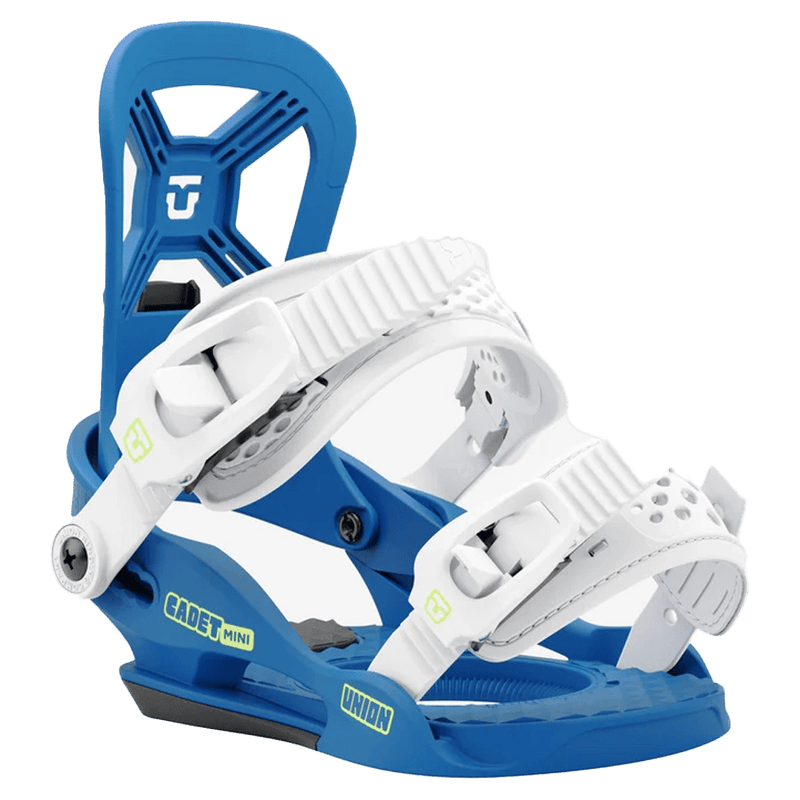 Union Cadet Mini Snowboard Binding - Kids Blue Strap View