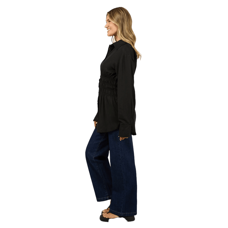 Ruched Shirt - Womens