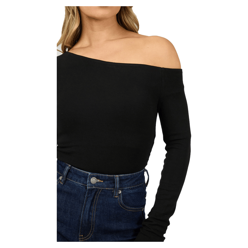 All About Eve Kylie Off Shoulder L/S Top - Womens