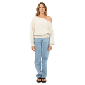 Off Shoulder Knit Jumper - Womens