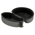 Open case view of the Carve Hard Goggle Case in Black colourway, unisex's model