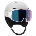 Main view of the Salomon Osmo Pro Sigma Photo Visor Helmet in White colourway, unisex's model