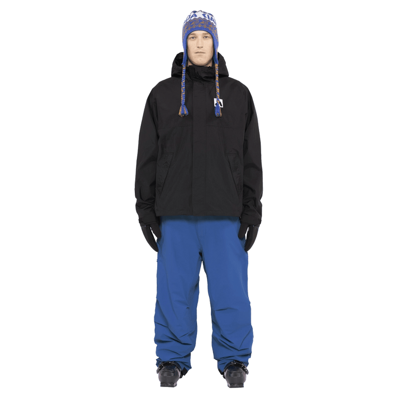 Full-body view of the Armada Chairman 2L Pants in Black colourway, unisex's model