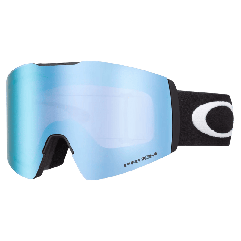 Main view of the Oakley Fall Line XL Goggles in Matte Black, Prizm Sapphire lens, unisex model