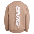 Back view of the St Goliath Challenger Crew in Tan colourway, kids's model