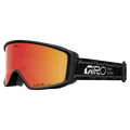 Main view of the Giro Index 2.0 Goggles in Stacked Black, Ember lens, unisex model