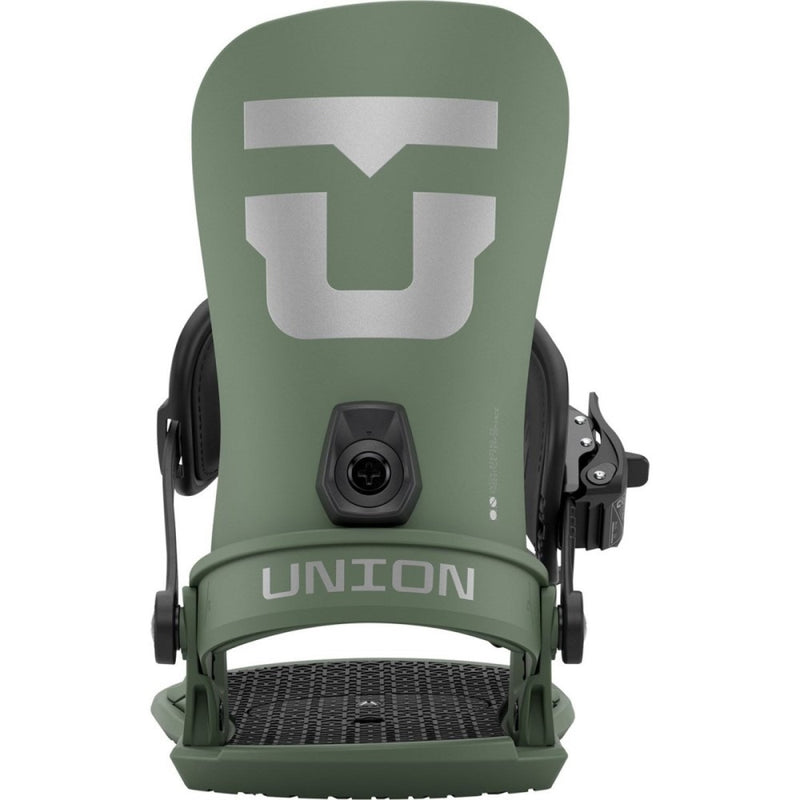 Army Green Union Strata Snowboard Binding highback view