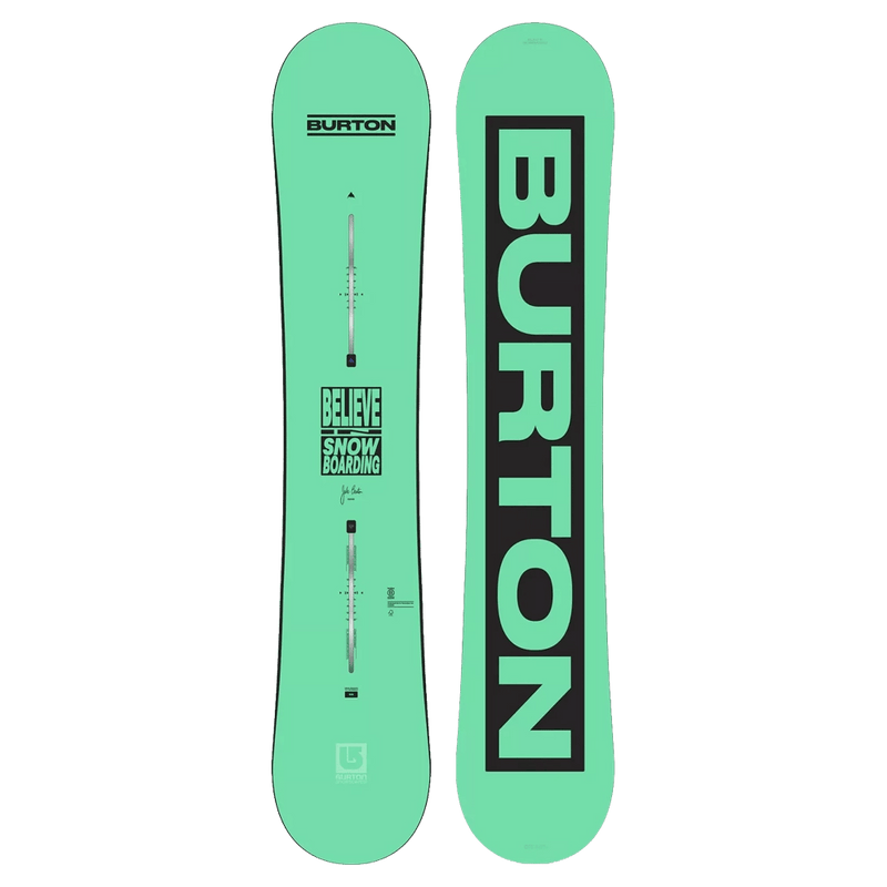 Main view of the Burton FB2W Green Snowboard,  26/27 unisex's model