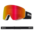 Main view of the Dragon PXV LB Goggle in Icon Red colourway, unisex's model