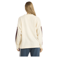 Back view of women wearing the Billabong Endless Ease Sweater in Salt Crystal