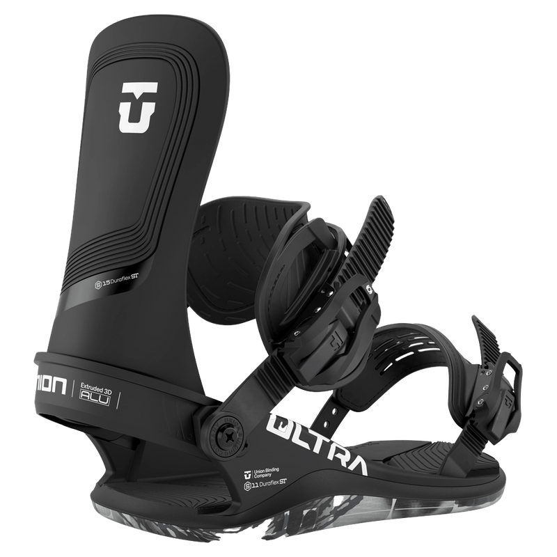 Black Union Ultra Snowboard Bindings