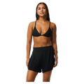 Front view of the Rip Curl Premium Surf Shorts in Black colourway, women's model
