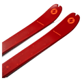 Blizzard Zero G 96 Ski featuring a red topsheet with orange branding