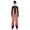 Full-body view of the Armada Rayleigh 3L Bib in Faded Rose colourway, women's model
