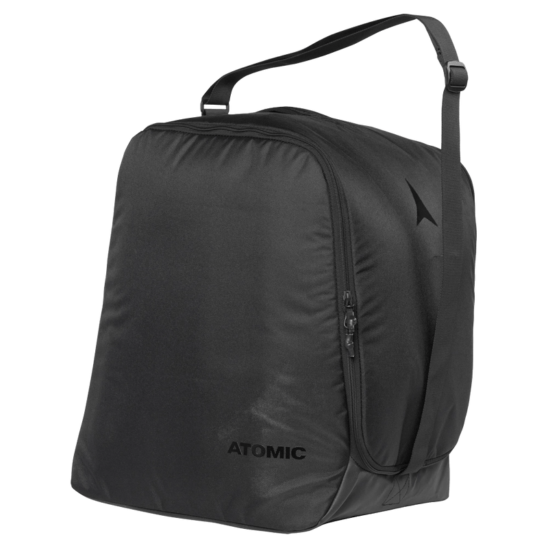 View of the Atomic Boot + Helmet Bag in Black