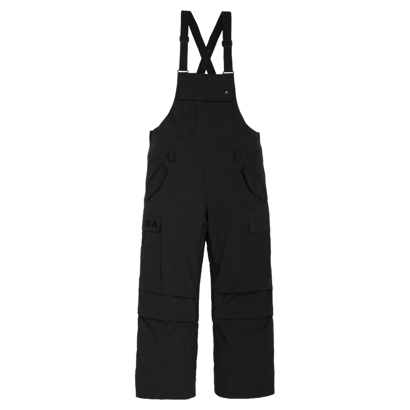 Main view of the Armada Sumpter 2L Bib in Black colourway, men's model