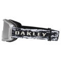 Side view of the Oakley Line Miner XM Goggles in Ayumu Sig., Prizm Black lens, unisex model