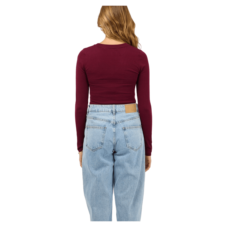 Ashton Knit Vee L/S Top - Womens