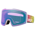 Main view of the Oakley Fall Line XL Goggles in Bengal White, Prizm Iced lens, unisex model