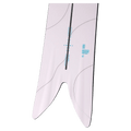 Tail view of the Burton Smooth OP Water Snowboard,  26/27 unisex's model