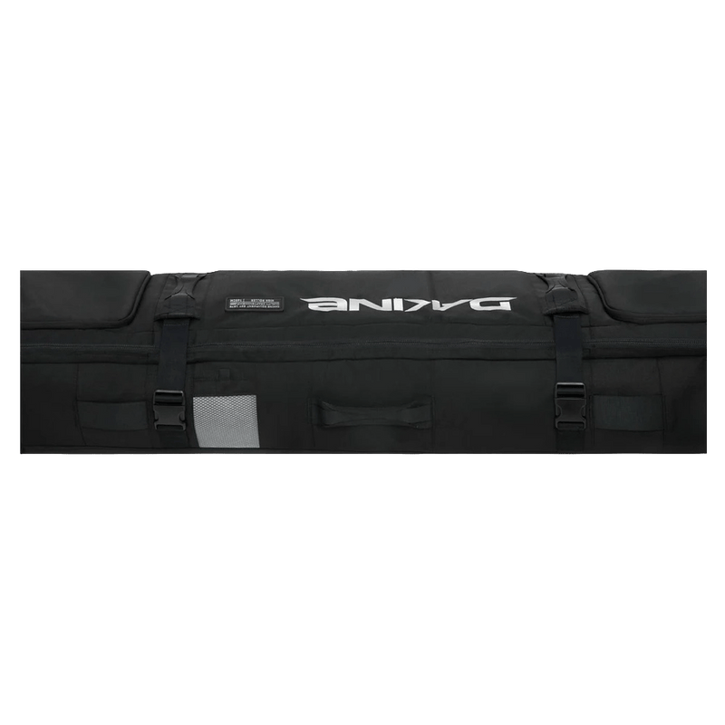 Close view of the Dakine High Roller SB Bag in Black colourway, unisex's model