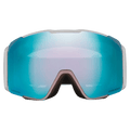 Front view of the Oakley Line Miner Pro XL Goggles in Blue Current, Prizm Sapphire and Argon lens, unisex model