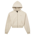 Solo view of the PE NATION Adventure Zip Through Cloud Jumper,  26/27 Womens's model