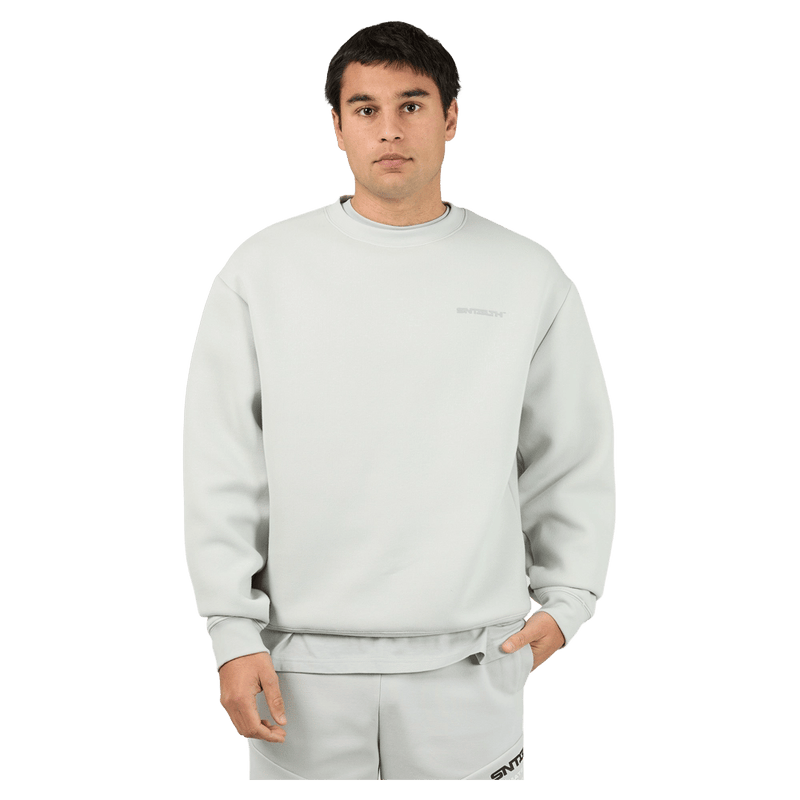 Main view of the St. Goliath Sensor Crew in Grey colourway, men's model