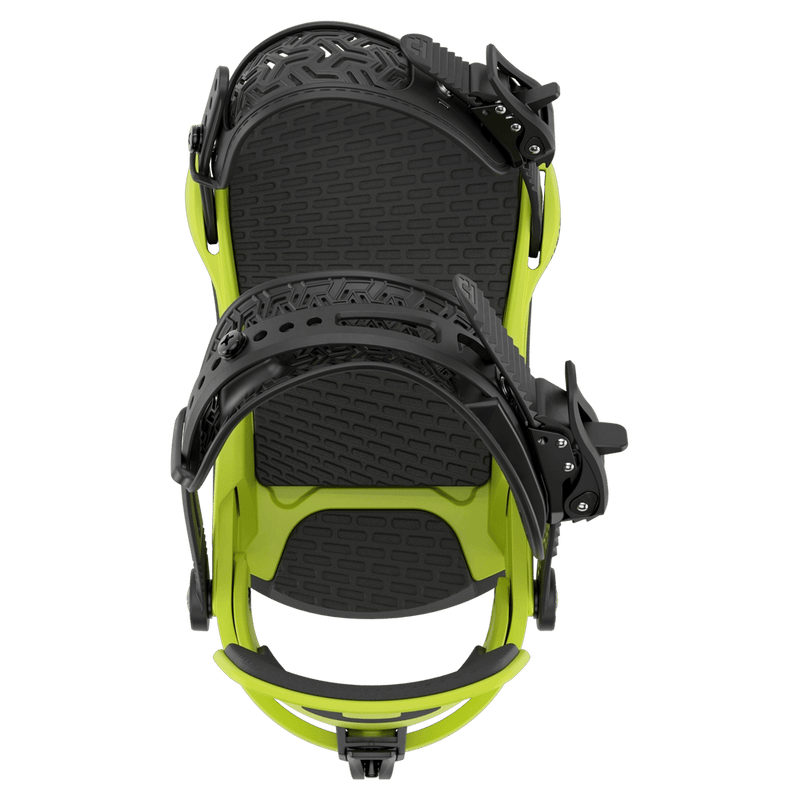Union Cadet Pro Snowboard Bindings - Kids Cyber Lime Birsdeye Viiew