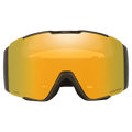 Front view of the Oakley Line Miner Pro XM Goggles in 50th, Prizm 24K and Iced lens, unisex model