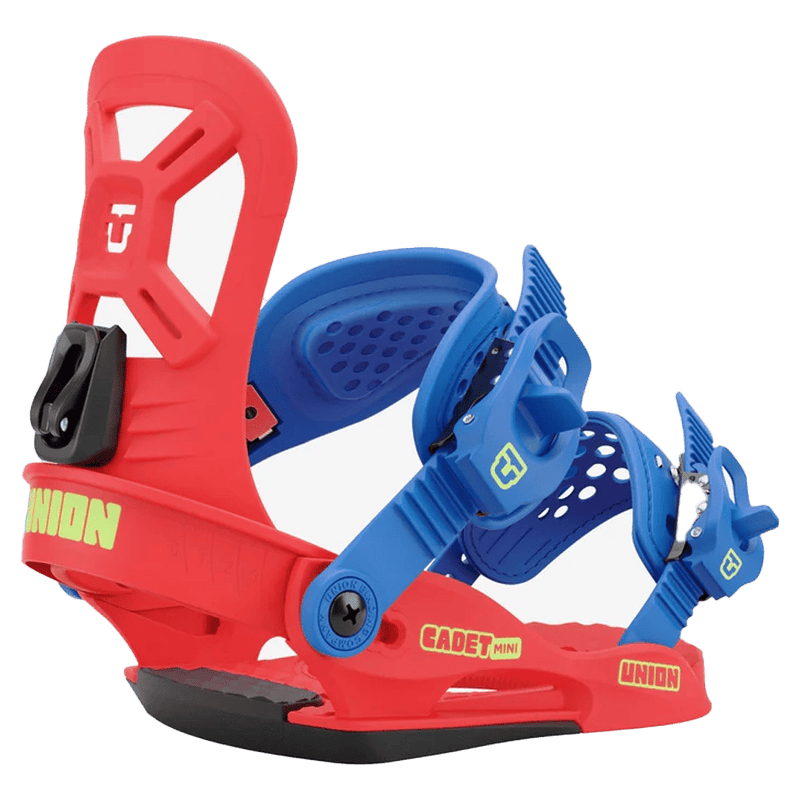 Union Cadet Mini Snowboard Binding - Kids Red