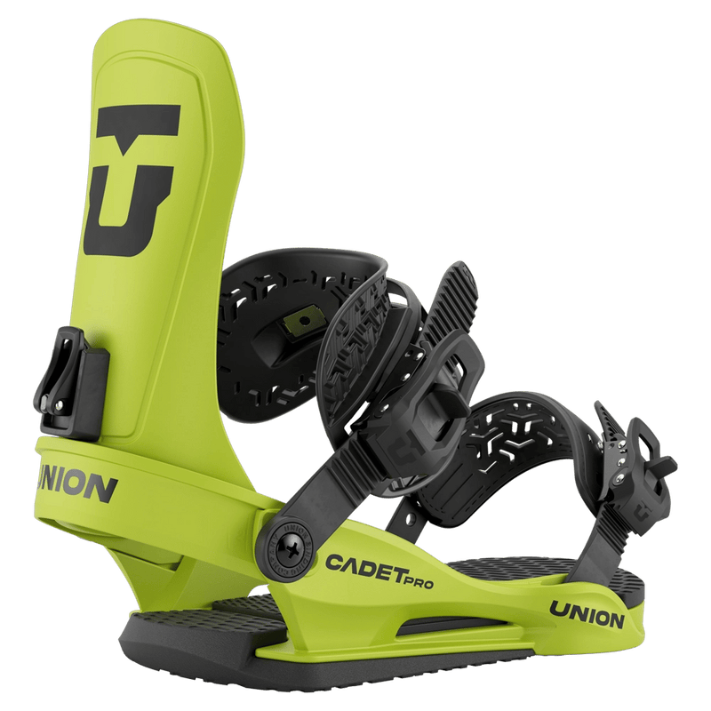 Union Cadet Pro Snowboard Bindings - Kids Cyber Lime