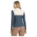 Back view of women wearing Billabong Real Since 73 Full Zip Jacket - Womens 
 in Stormy
