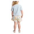 Back view of the Eve Girl Matisse Shorts in Print colourway, toddler's model