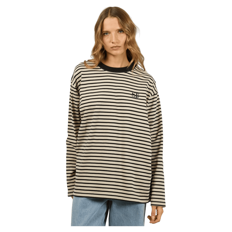 Foundation Stripe L/S Tee - Womens