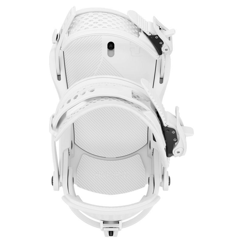 Union Trilogy Snowboard Bindings Birdseye View White