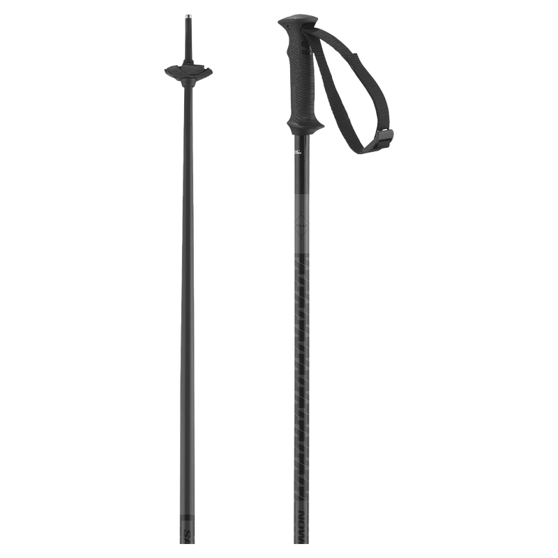 Main view of the SALOMON Steep Access Black Poles,  26/27 Unisex's model