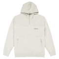 front view of the Billabong Adiv Mock Pop Hoodie in Light Grey Heather