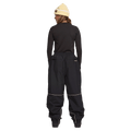 Back view of women wearing the Rojo Nine Oh Ski Pants - Womens in True Black.