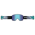 Strap view of the Giro Method II Goggles in Light Trench Sapphire, Royal lens, unisex model