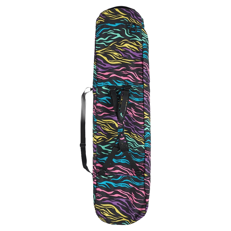 Back view of the Burton Commuter Space Sack SB Bag in Safari colourway, unisex's model