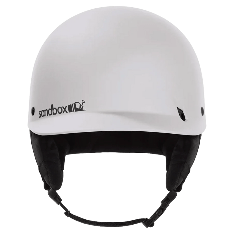 Front view of the Sanbox Classic 2.0 MIPS Helmet in White colourway, unisex's model